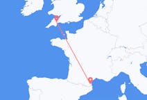 Flights from Perpignan, France to Exeter, the United Kingdom