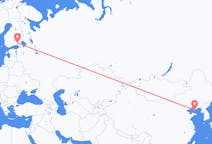 Flyrejser fra Dalian, Kina til Lappeenranta, Finland
