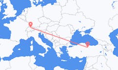 Flights from Tokat to Zurich