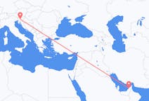 Flyrejser fra Dubai, De Forenede Arabiske Emirater til Ljubljana, Slovenien
