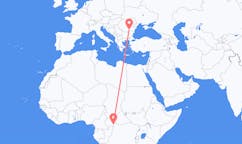 Flyg från Bangui, Centralafrikanska republiken till Bukarest, Rumänien