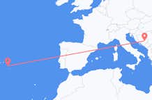 Vluchten van Ponta Delgada, Portugal naar Sarajevo, Bosnië en Herzegovina