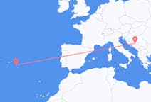 Flüge von Ponta Delgada, nach Sarajevo