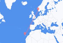 Рейсы из Санта-Крус-де-ла-Пальма, Испания в Ставангер, Норвегия