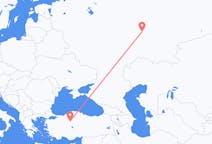 Flights from Nizhnekamsk, Russia to Ankara, Turkey