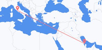 Flights from Bahrain to Italy