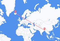 Flyrejser fra Dhaka, Bangladesh til Akureyri, Island