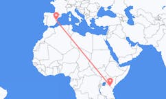 Flights from Amboseli National Park to Valencia