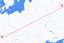 Flyg från Moskva, Ryssland till Innsbruck, Österrike