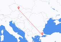 Flights from Tekirdağ in Turkey to Brno in Czechia