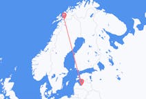 Vluchten van Riga, Pescara, Letland naar Narvik, Noorwegen