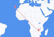 Vols d’Harare, le Zimbabwe vers Santa Cruz De La Palma, Espagne