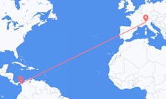 Flyrejser fra La Palma, Panama til Milano, Italien
