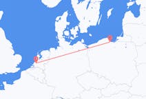 Flüge von Rotterdam, die Niederlande nach Danzig, Polen