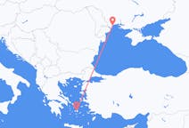 Vols depuis la ville d'Odessa vers la ville de Naxos