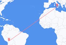 Flights from La Paz, Bolivia to Palermo, Italy
