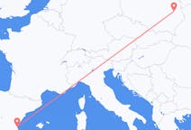 Flyreiser fra Lublin, Polen til Valencia, Spania