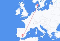 出发地 西班牙出发地 格拉纳达目的地 丹麦奥胡斯的航班