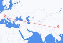Flights from Chengdu to Milan