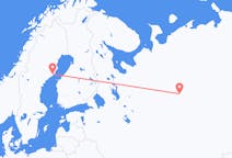Fly fra Syktyvkar til Umeå