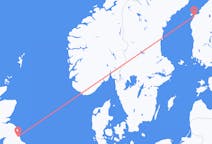Flights from Newcastle upon Tyne, the United Kingdom to Vaasa, Finland