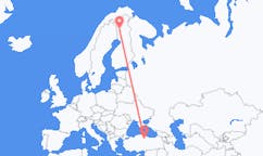 Flights from Kittilä, Finland to Amasya, Turkey