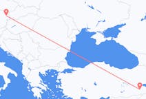 Loty z Siirt, Turcja do Wiednia, Austria