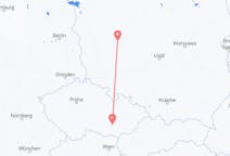 Flyreiser fra Brno, Tsjekkia til Poznań, Polen