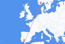 Flyrejser fra Kristiansand, Norge til Jerez, Spanien