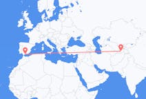 Flights from Dushanbe to Málaga