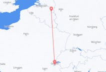 Flights from Maastricht, the Netherlands to Geneva, Switzerland