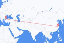 Flyrejser fra Hangzhou, Kina til Istanbul, Tyrkiet