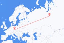 Flights from Noyabrsk, Russia to Prague, Czechia