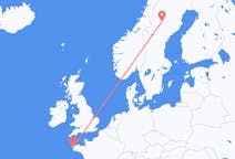 Flights from Brest, France to Vilhelmina, Sweden