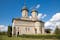 Photo of Cetatuia Monastery in Iasi city during summertime, Romania.