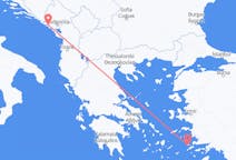 Fly fra Tivat til Kalymnos
