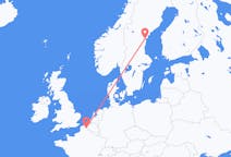Loty z Lille, Francja z Sundsvall, Szwecja