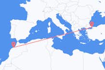 Flyreiser fra Casablanca, til Istanbul