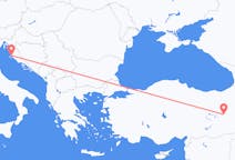 Vols depuis la ville de Zadar vers la ville de Bingöl