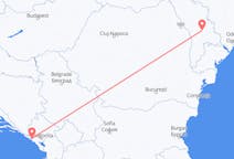 Flights from Chișinău to Tivat