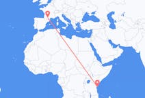 Flyg från Pemba, Tanzania till Toulouse, Frankrike