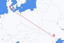 Flyreiser fra Chișinău, Moldova til Sønderborg, Danmark
