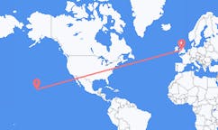 Flyg från Kailua, USA till Birmingham, England