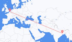 Flights from Durgapur, India to Ostend, Belgium