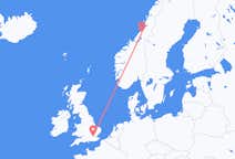 Vols depuis la ville de Namsos vers la ville de Londres