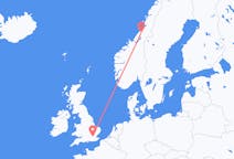 Flights from Namsos, Norway to London, the United Kingdom