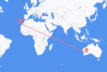 出发地 澳大利亚出发地 卡尔古利目的地 西班牙特内里费岛的航班