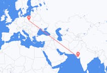 Flights from Rajkot, India to Łódź, Poland