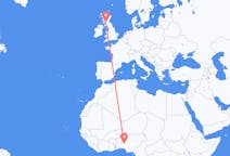 Flights from Ilorin, Nigeria to Glasgow, Scotland