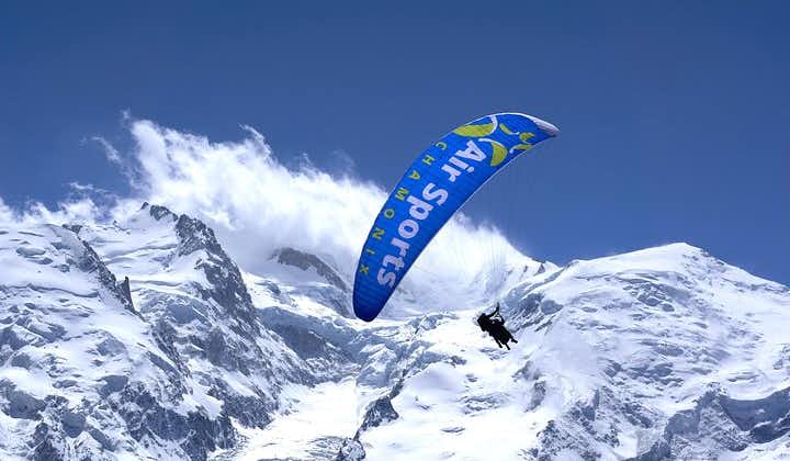 Vol en parapente en tandem au-dessus des Alpes à Chamonix